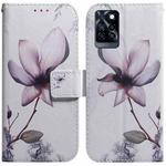 For Infinix Note 10 Pro X695 Coloured Drawing Leather Phone Case(Magnolia Flower)