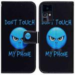 For Infinix Zero X / X Pro Coloured Drawing Leather Phone Case(Anger)