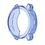 For Garmin Instinct 2 Half Coverage Hollowed TPU Watch Case(Transparent Blue)