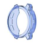 For Garmin Instinct 2S Half Coverage Hollowed TPU Watch Case(Transparent Blue)