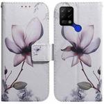 For Tecno Pova LD7 Coloured Drawing Leather Phone Case(Magnolia Flower)