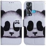 For Tecno Pova Neo LE6 Coloured Drawing Leather Phone Case(Panda)