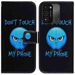 For Tecno Spark Go 2022 / Spark 8C Coloured Drawing Leather Phone Case(Anger)