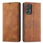For Samsung Galaxy A23 Forwenw Dream Series Oil Edge Strong Magnetism Leather Phone Case(Brown)