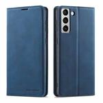 For Samsung Galaxy S22 5G Forwenw Dream Series Oil Edge Strong Magnetism Leather Phone Case(Blue)