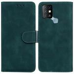 For Infinix Hot 10 X682 Skin Feel Pure Color Flip Leather Phone Case(Green)