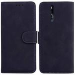 For Infinix Note 10 Pro X695 Skin Feel Pure Color Flip Leather Phone Case(Black)