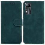 For Infinix Note 11 Skin Feel Pure Color Flip Leather Phone Case(Green)