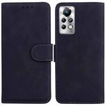 For Infinix Note 11 Pro / Note 11s Skin Feel Pure Color Flip Leather Phone Case(Black)