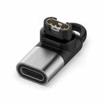 For Garmin Type-C / USB-C Female Watch Charging Adapter(Grey)
