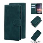 For Nokia 3.2 Skin Feel Pure Color Flip Leather Phone Case(Green)