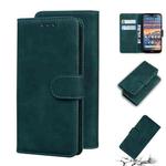 For Nokia 4.2 Skin Feel Pure Color Flip Leather Phone Case(Green)