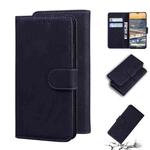 For Nokia 5.3 Skin Feel Pure Color Flip Leather Phone Case(Black)