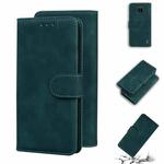 For Nokia C20 / C10 Skin Feel Pure Color Flip Leather Phone Case(Green)