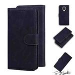 For Nokia G10 / G20 Skin Feel Pure Color Flip Leather Phone Case(Black)