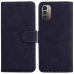 For Nokia G11 / G21 Skin Feel Pure Color Flip Leather Phone Case(Black)