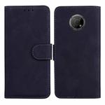 For Nokia G300 Skin Feel Pure Color Flip Leather Phone Case(Black)