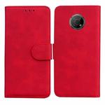 For Nokia G300 Skin Feel Pure Color Flip Leather Phone Case(Red)