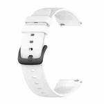 For Xiaomi Watch S1 22mm Protruding Head Glossy Silicone Watch Band(White)