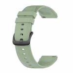 For Xiaomi Watch S1 22mm Protruding Head Glossy Silicone Watch Band(Ice Lake Green)