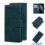 For iPhone 11 Pro Skin Feel Pure Color Flip Leather Phone Case (Green)