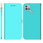 For Infinix Hot 10i / Smart 5 Pro X659B / PR652B / S658E Imitated Mirror Surface Horizontal Flip Leather Phone Case(Mint Green)