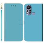 For Infinix Hot 11s X6812 Imitated Mirror Surface Horizontal Flip Leather Phone Case(Blue)