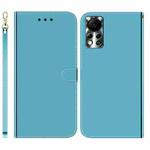 For Infinix Hot 11S NFC X6812B Imitated Mirror Surface Horizontal Flip Leather Phone Case(Blue)