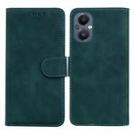 For OnePlus Nord N20 5G Skin Feel Pure Color Flip Leather Phone Case(Green)
