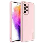 For Samsung Galaxy A73 5G DUX DUCIS YOLO Series PU + PC + TPU Phone Case(Pink)