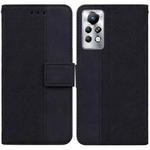 For Infinix Note 11 Pro / Note 11s Geometric Embossed Leather Phone Case(Black)