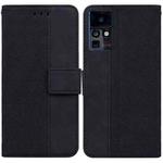 For Infinix Zero X / X Pro Geometric Embossed Leather Phone Case(Black)