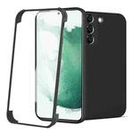 For Samsung Galaxy S22 5G Imitation Liquid Silicone 360 Full Body Phone Case(Black)