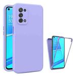 For OPPO A52 / A92 / A72 4G Imitation Liquid Silicone 360 Full Body Phone Case(Purple)