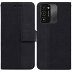 For Tecno Spark Go 2022 / Spark 8C Geometric Embossed Leather Phone Case(Black)