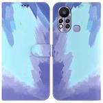 For Infinix Hot 11s X6812 Watercolor Pattern Horizontal Flip Leather Phone Case(Winter Snow)
