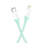 Borofone BX68 2.4A USB-C / Type-C to 8 Pin PD Charging Data Cable, Length:1m(Green)