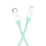 Borofone BX68 2.4A USB-C / Type-C to 8 Pin PD Charging Data Cable, Length:2m(Green)