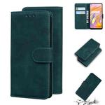 For OPPO Realme X7 5G (India)/V15 5G Skin Feel Pure Color Flip Leather Phone Case(Green)