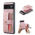 For Google Pixel 7 5G JEEHOOD RFID Anti-Theft Wallet Magnetic PU+TPU Phone Case(Pink)