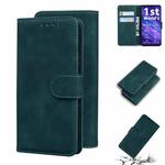 For UMIDIGI A5 Pro Skin Feel Pure Color Flip Leather Phone Case(Green)