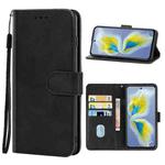 Leather Phone Case For TECNO Camon 18i(Black)