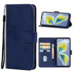 Leather Phone Case For TECNO Camon 18i(Blue)