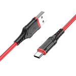 Borofone BX67 1m 2.4A USB to Type-C Charging Sync Data Cable(Red)