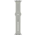 Liquid Silicone Watch Band For Apple Watch Series 8&7 41mm / SE 2&6&SE&5&4 40mm / 3&2&1 38mm(Rock Grey)