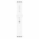 Liquid Silicone Watch Band For Apple Watch Series 8&7 41mm / SE 2&6&SE&5&4 40mm / 3&2&1 38mm(White)