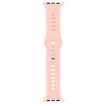 Liquid Silicone Watch Band For Apple Watch Series 8&7 41mm / SE 2&6&SE&5&4 40mm / 3&2&1 38mm(Retro Rose)