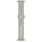 Liquid Silicone Watch Band For Apple Watch Ultra 49mm / Series 8&7 45mm / SE 2&6&SE&5&4 44mm / 3&2&1 42mm(Rock Grey)