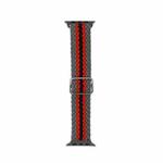 Nylon Braid Watch Band For Apple Watch Series 8&7 41mm / SE 2&6&SE&5&4 40mm / 3&2&1 38mm(Green Red Black)