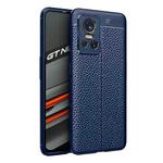 For OPPO Realme GT Neo3 Litchi Texture TPU Shockproof Case(Navy Blue)